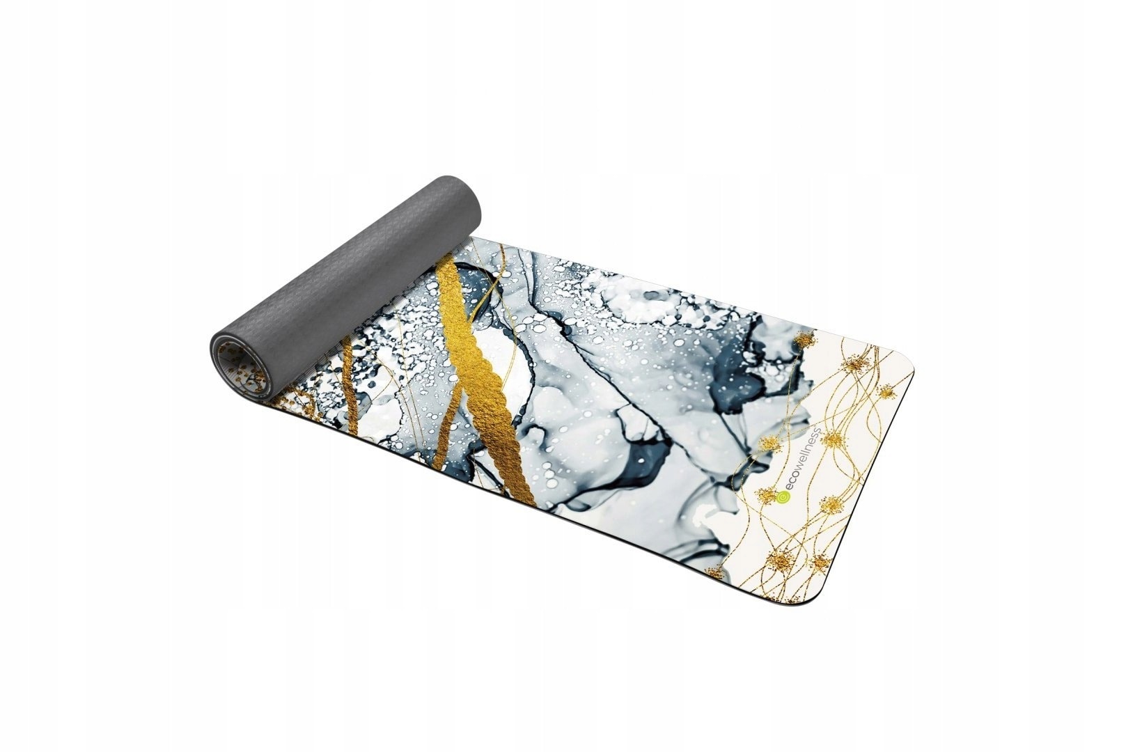 EcoWellness Abstract Yoga Mat 4 mm - comfort and stability