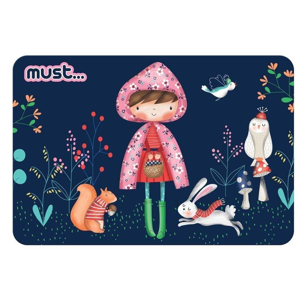 Breakfast mat - pad Little Red Riding Hood - ideal for drawing and playing
