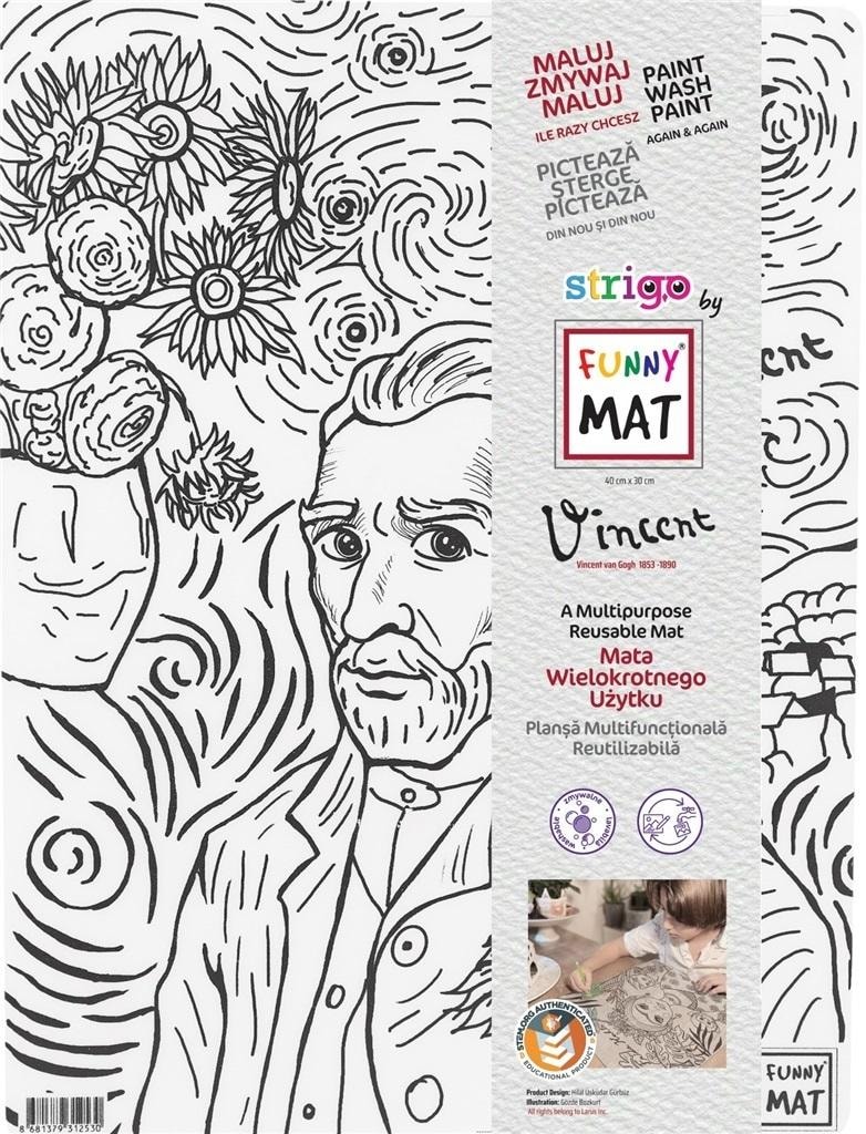 Vincent Van Gogh Funny Mat - Transparent drawing mat