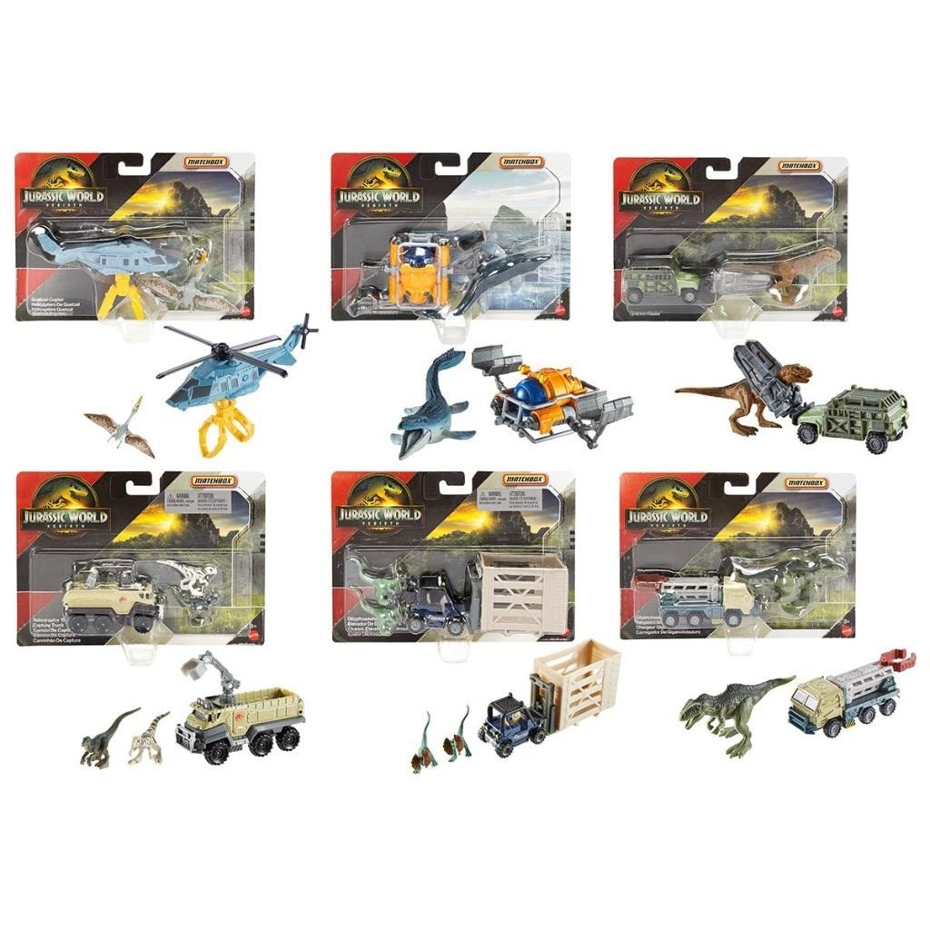 Matchbox Jurassic World Dino Transporters 2025 Mix - Random pattern