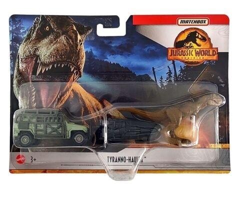 Matchbox Jurassic World Transporter with Tyrannosaurus - Enter the world of dinosaurs!