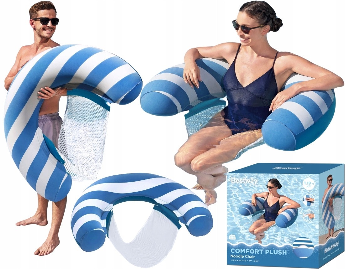 Inflatable mattress net 43852 - ideal for relaxing in the water