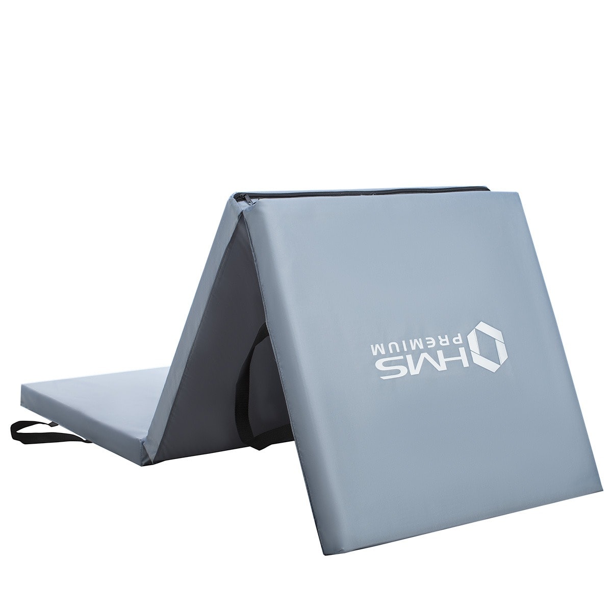 HMS Premium MGS02 Grey Gymnastic Mat Foldable - perfect for exercises