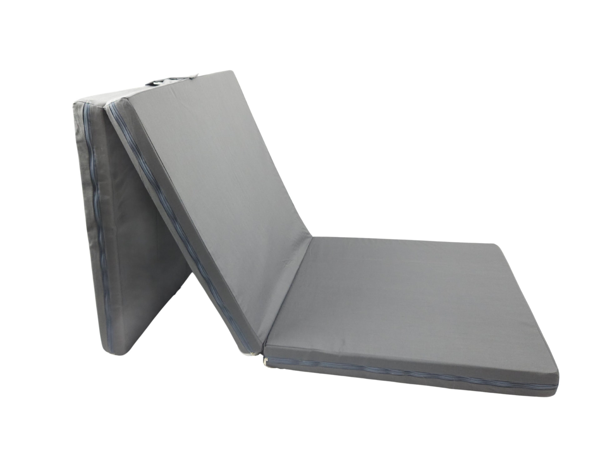 Folding mattress gray - ideal for sleeping and relaxing