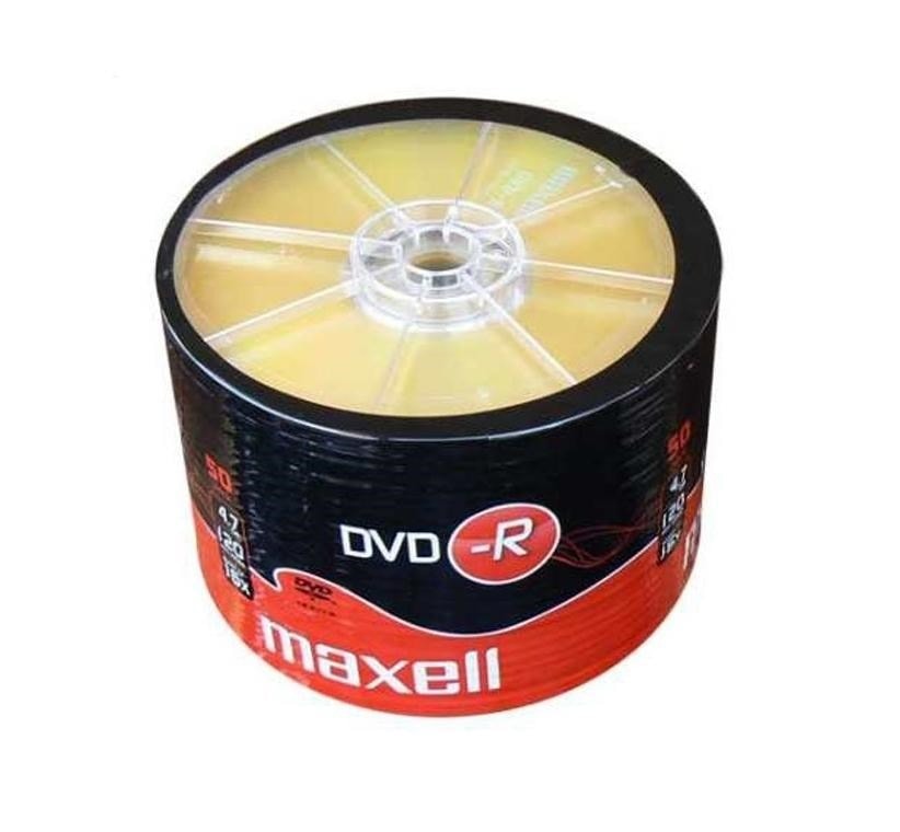 Maxell DVD-R 4.7GB 50 pcs - Ideal for archiving multimedia