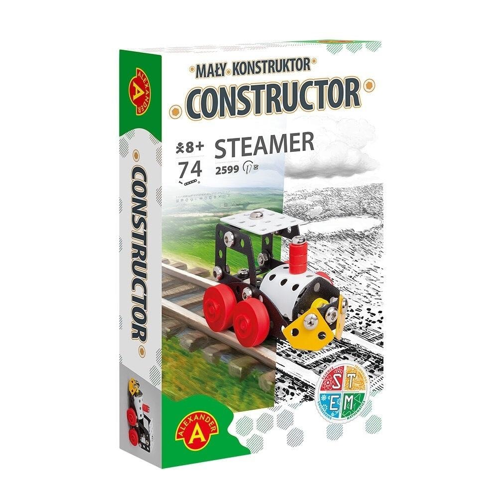 Small Constructor Steamer ALEX - metal model for assembly that develops creativity