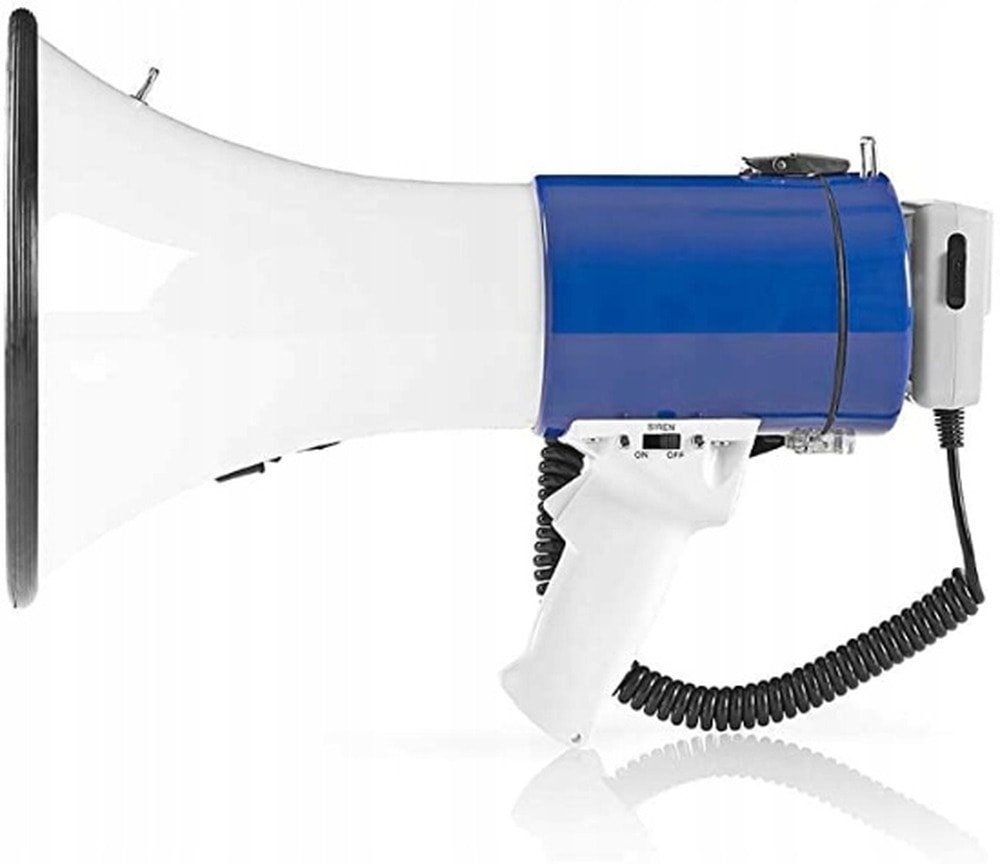 Nedis Megaphone 1500m 135dB - ideal for professional and recreational use