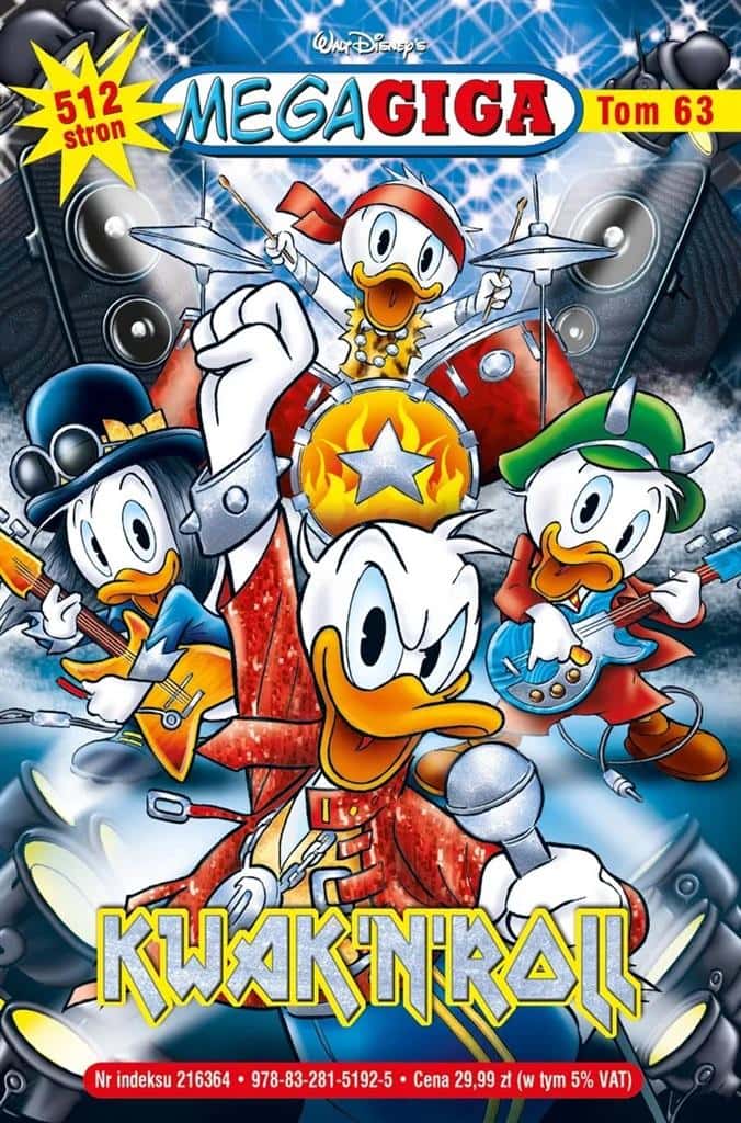 Kwak'n'roll. MegaGiga. Volume 63 (2/2024) - comic full of humor
