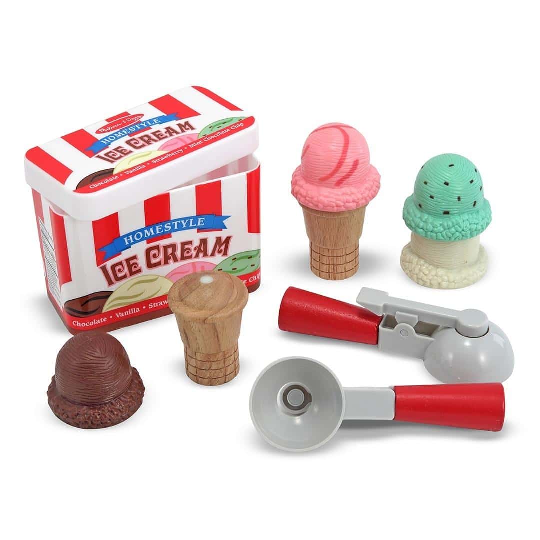Melissa & Doug Ice Cream Shop - Playset for little ice cream makers