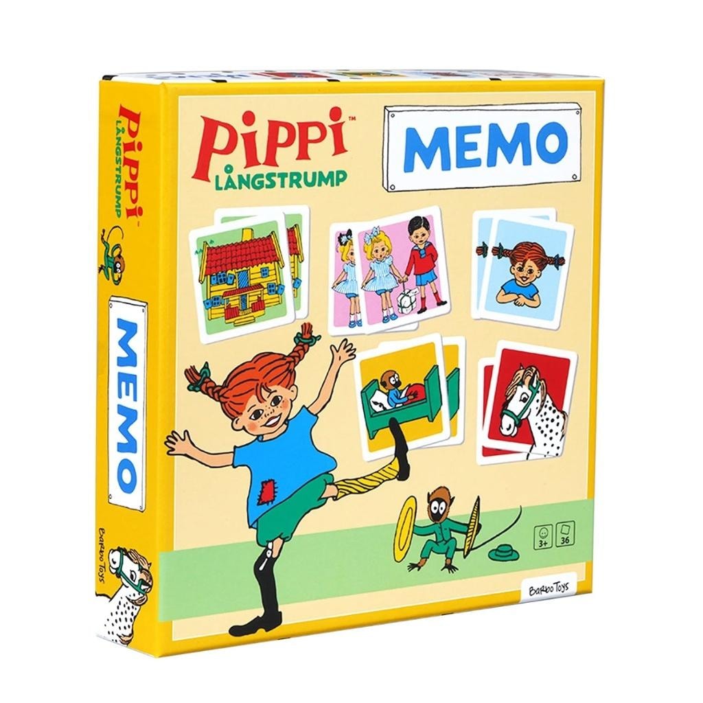 Pippi Memory for children - Memory game 36 pieces