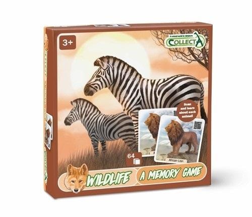 Collecta Memory Game Wild Animals - educational game for children