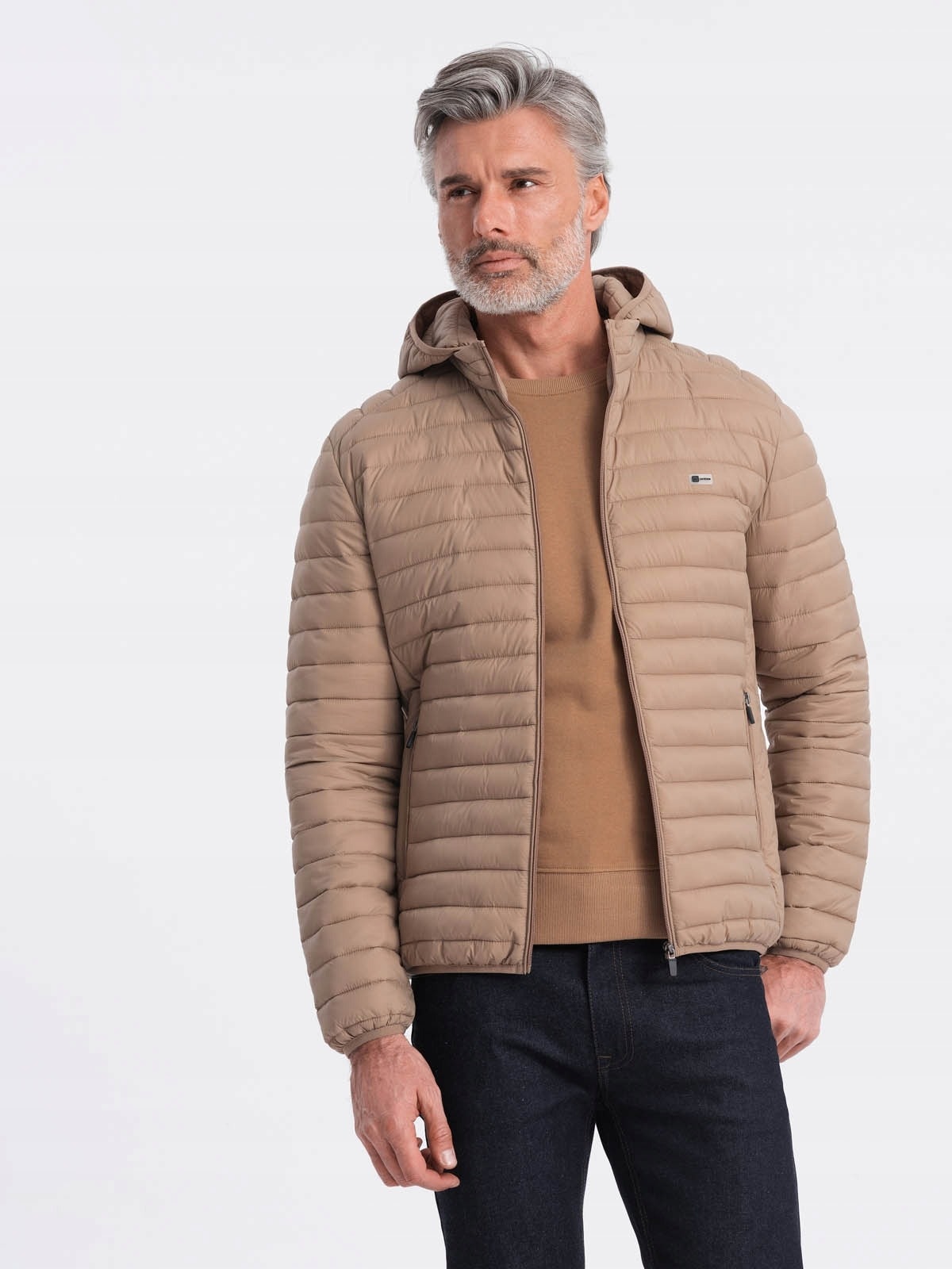 Men's Quilted Jacket Brown - Stylish and Comfortable for Everyday Wear