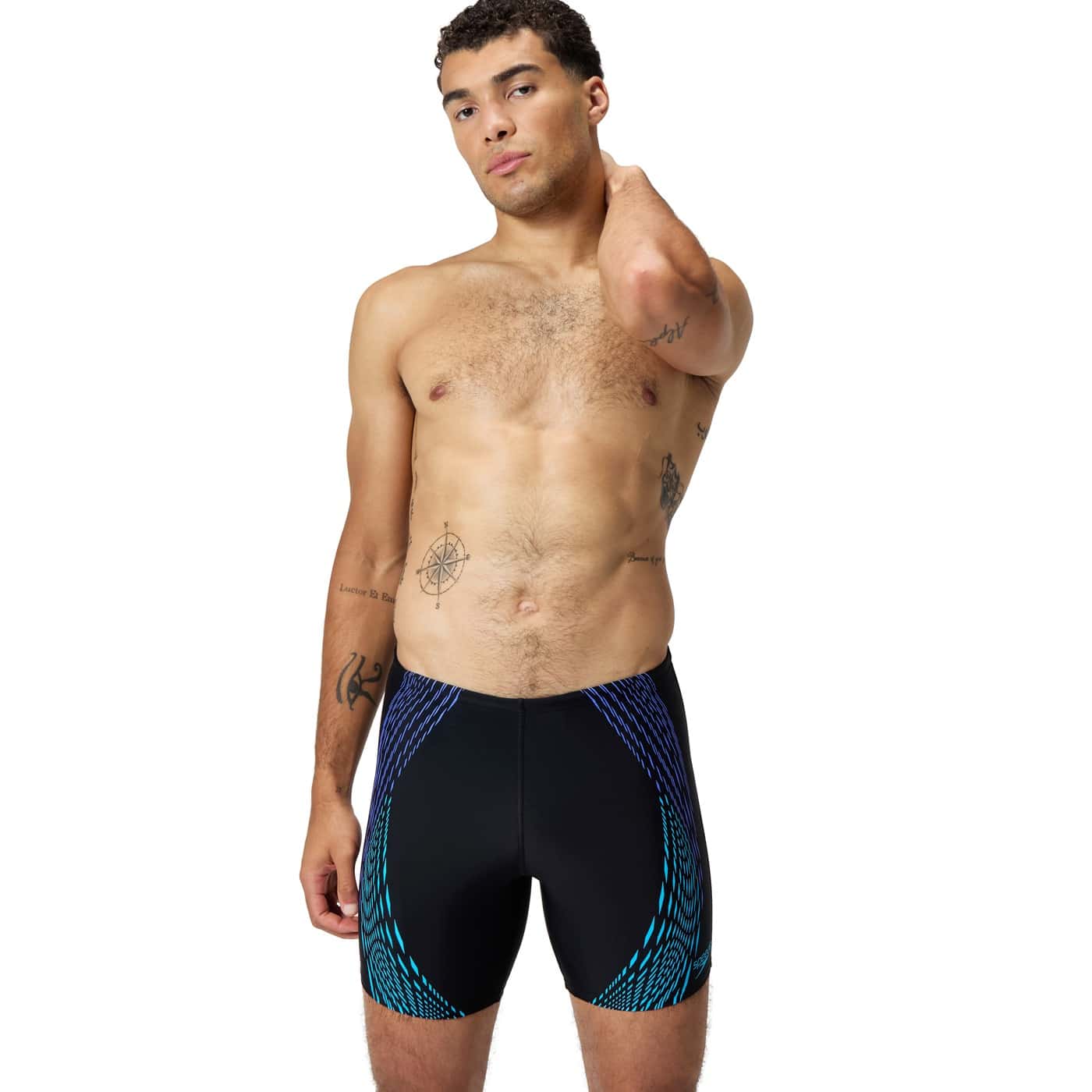 JAM AM Men's swimming trunks DUO LOGO - ideal for pool and beach