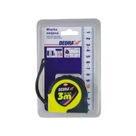Measuring tape 8 m / 25 mm with ABS housing + rubber - reliable and handy