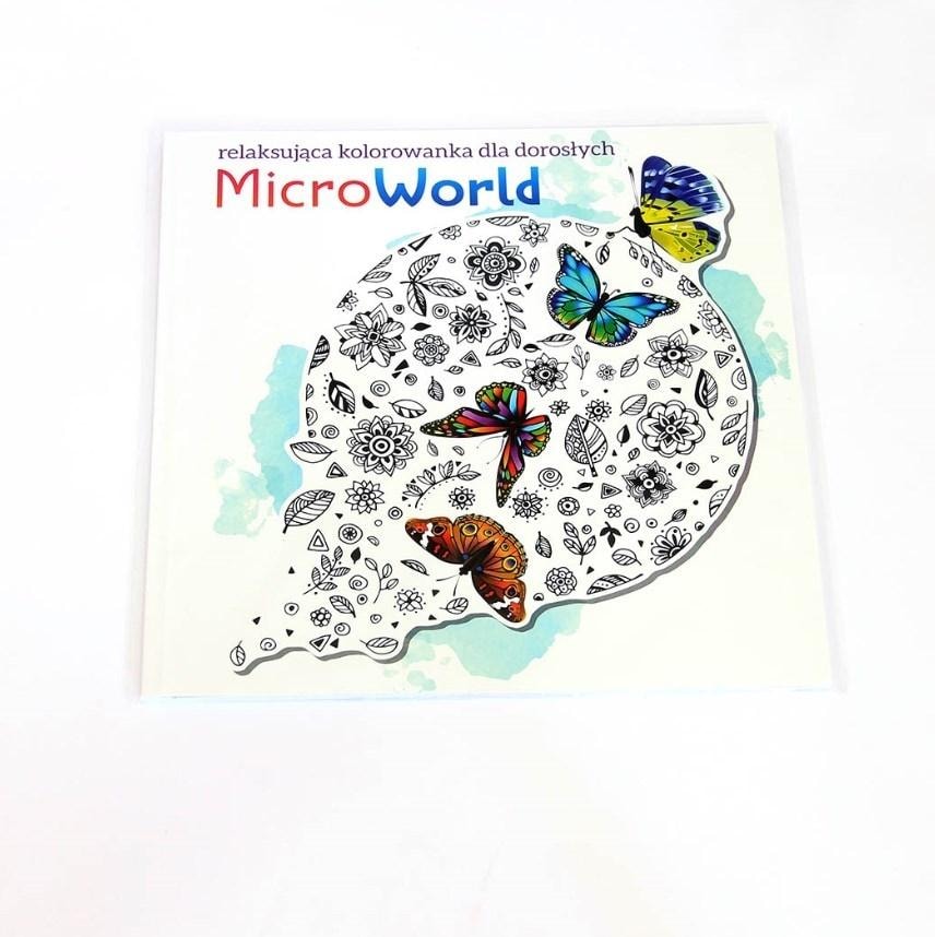 Microworld Relaxing coloring book for adults - collective work for everyone