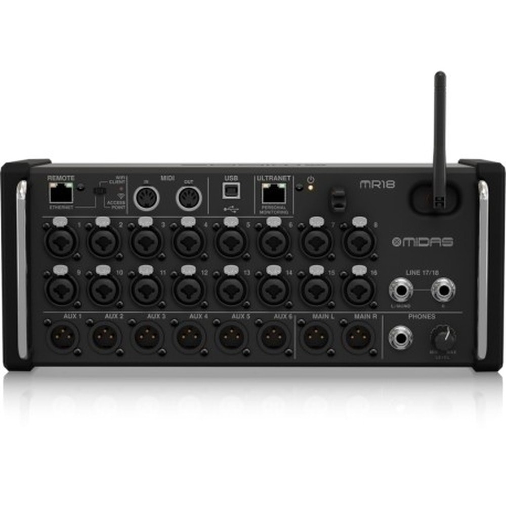 Midas MR18 - 18-input digital mixer for rack mounting