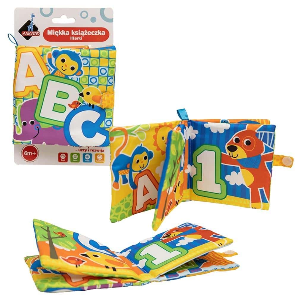 Askato Soft book Letters - educational toy for babies