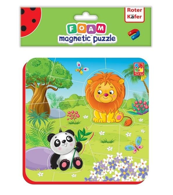 Puzzle piankowe Zoo magnetyczne RK5010-04