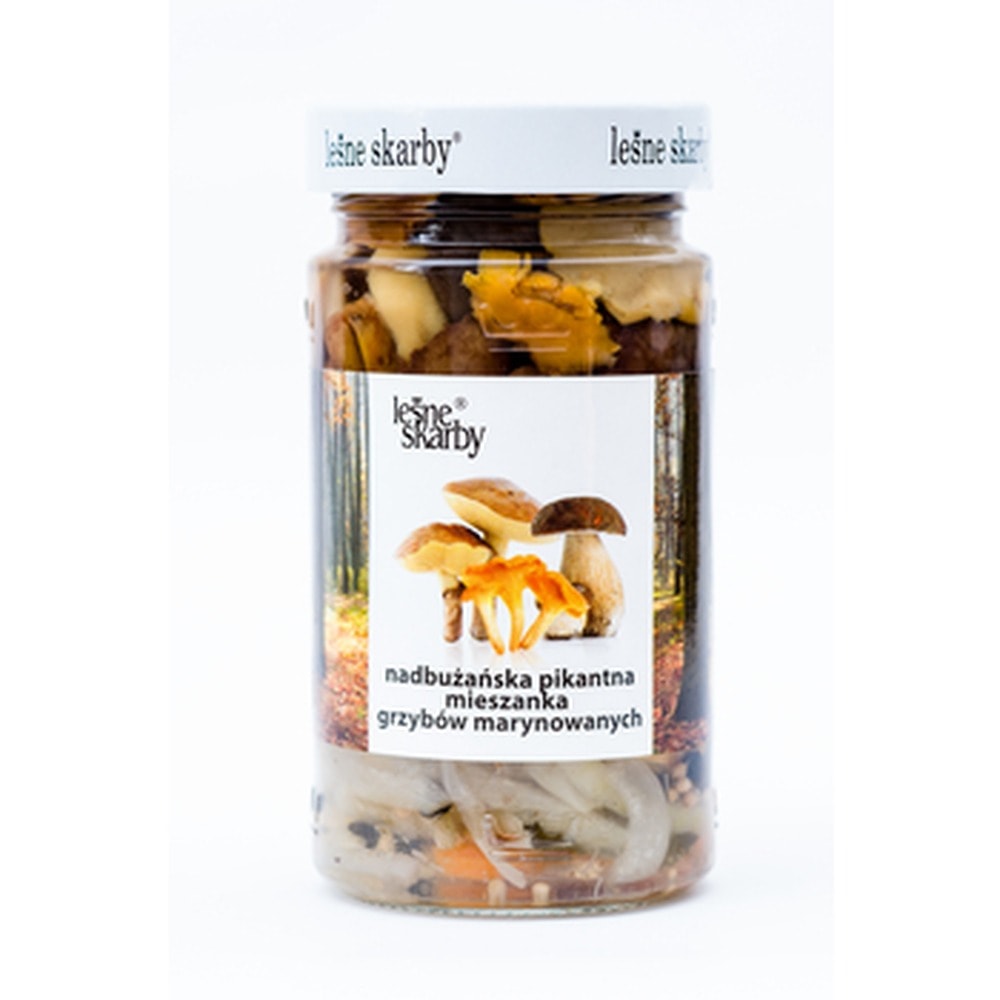 KAS Spicy Marinated Mix - Forest mushrooms in vinegar marinade 280g