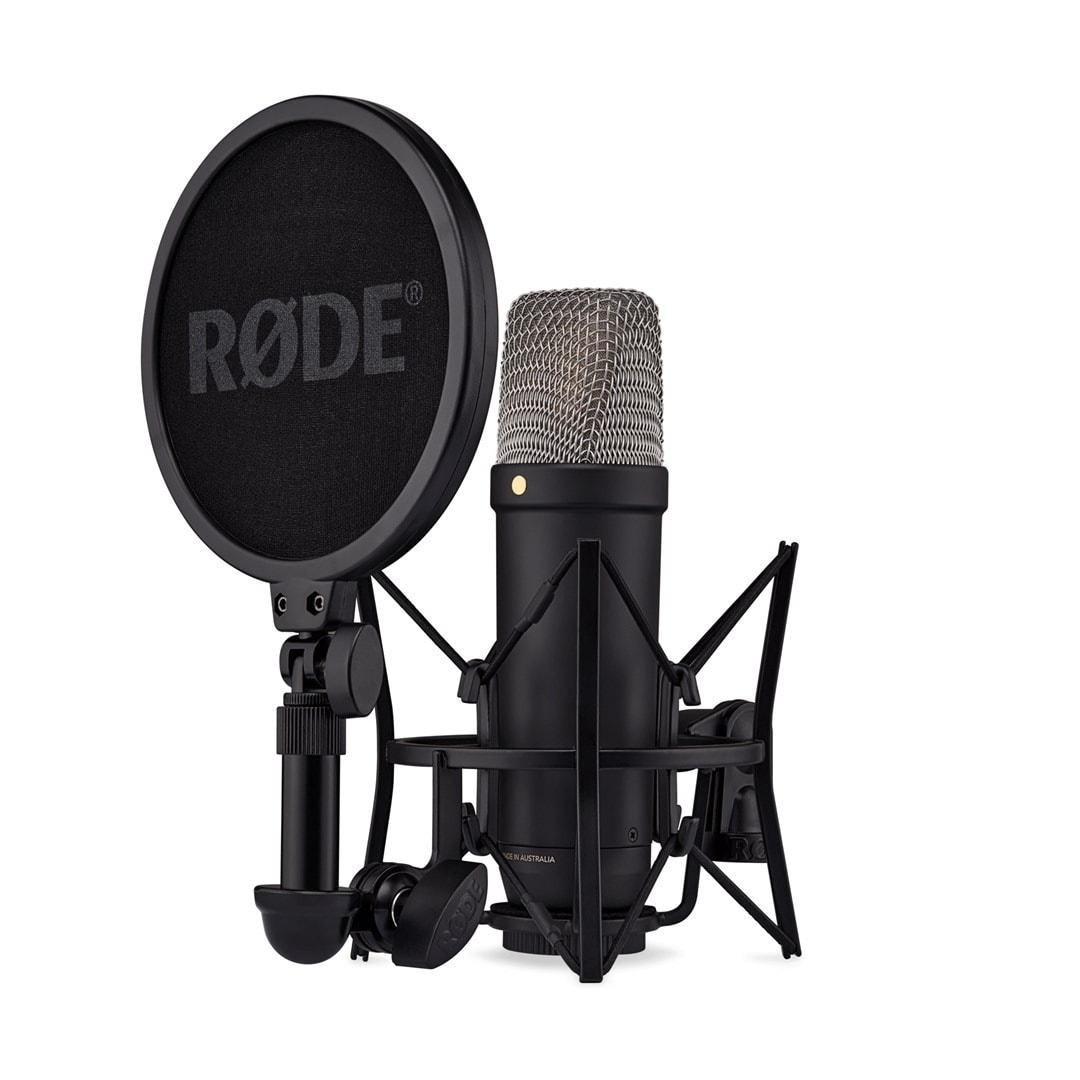 RODE NT1 5th Generation Black - Condenser Microphone for Professionals