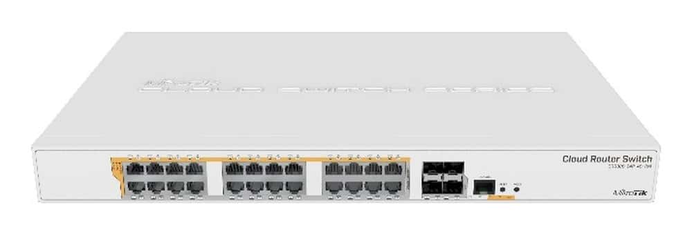 Mikrotik CRS328-24P-4S+RM - Managed Gigabit Ethernet Network Switch with PoE