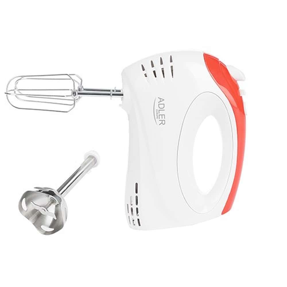 Adler Hand Mixer AD 4212 - 300W, white, perfect for cakes