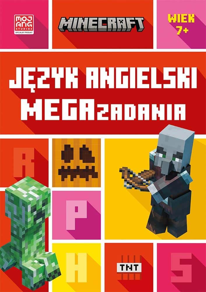 HarperKids Minecraft: English. Mega-Tasks 7+. Learning through play!