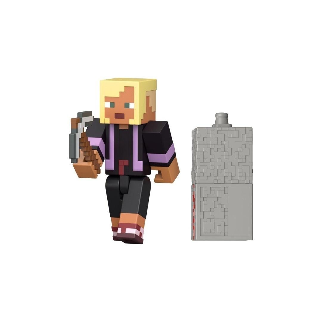 Mattel Minecraft Kai Redstone Charged Figure