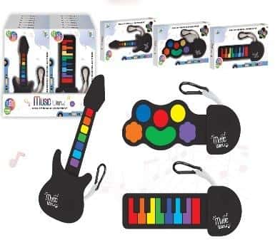 Mini musical instruments MIX - keyboard, guitar, drums for kids