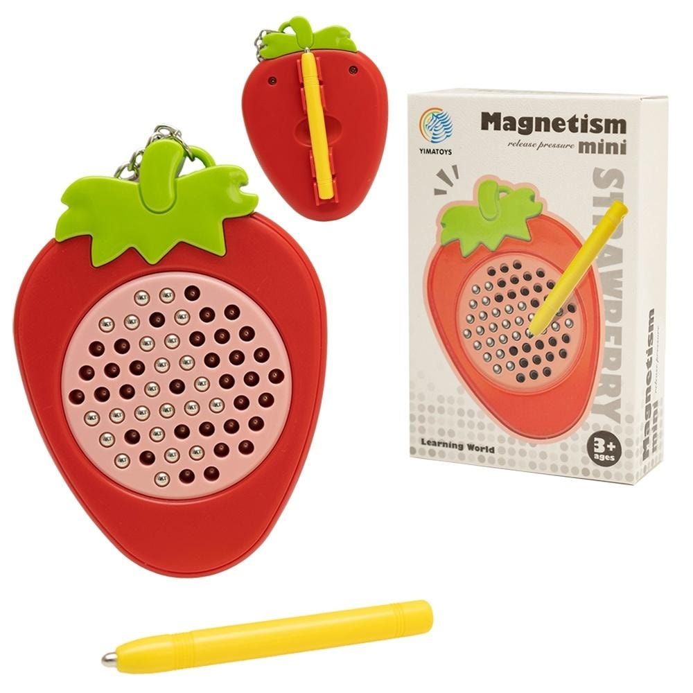 Askato Mini Magnetic Drawing Board - Strawberry