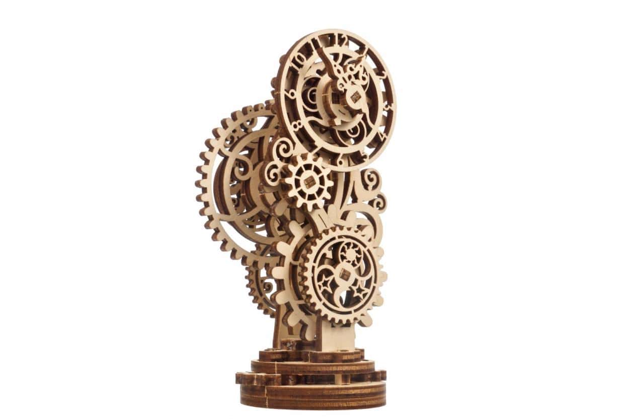 Ugears Steampunk 2.0 Wooden Clock Model - Clock for self-assembly