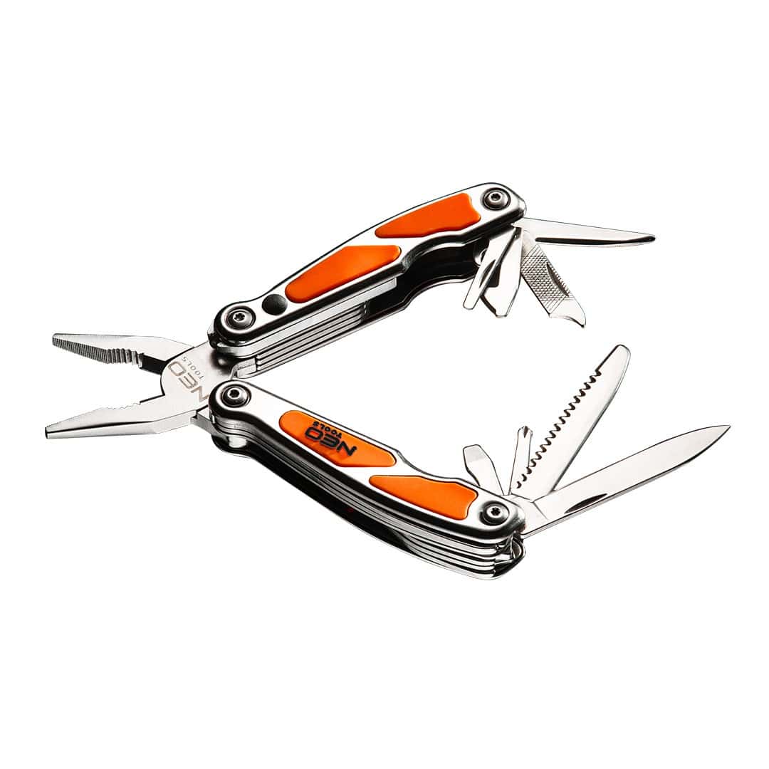 NEO Mini multi-tool with LED - 10 pieces always at hand