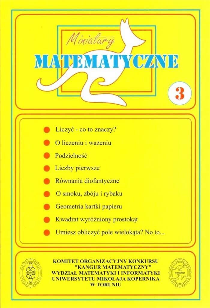 Mathematical Miniatures Part 3 - book for primary schools