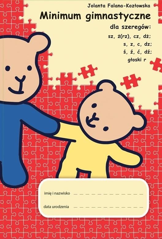 Minimum gymnastics - Speech therapy exercises for series: sh, zh (rz), ch, dzh, s, z, c, dz, ś, ź, ć, dź, r