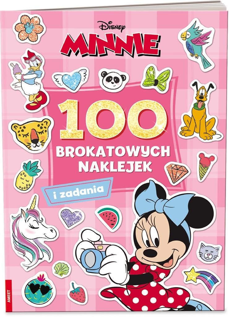 Disney Minnie - Glitter stickers for kids - 100 pieces