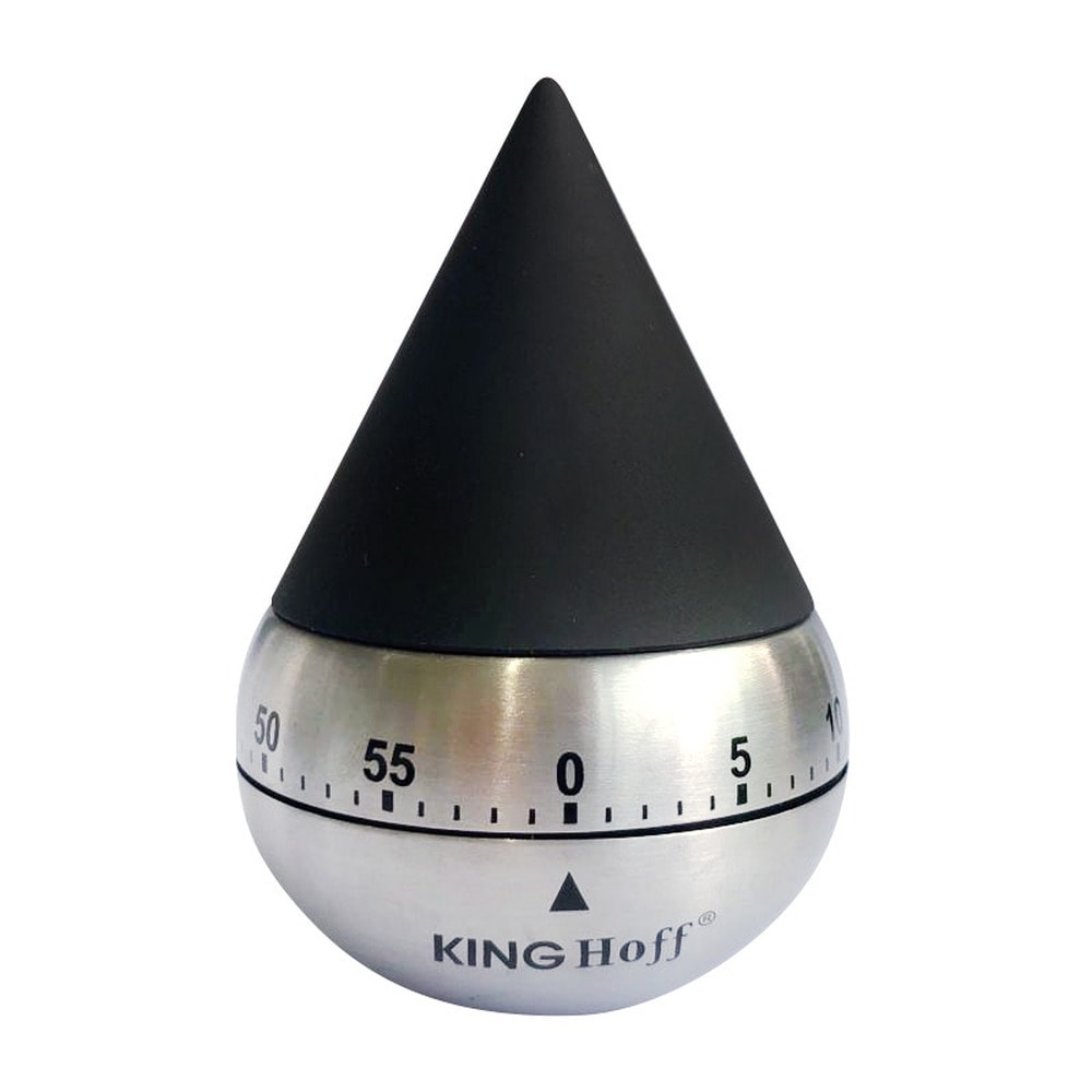 KINGHoff Kitchen timer stainless steel - reliable helper in the kitchen