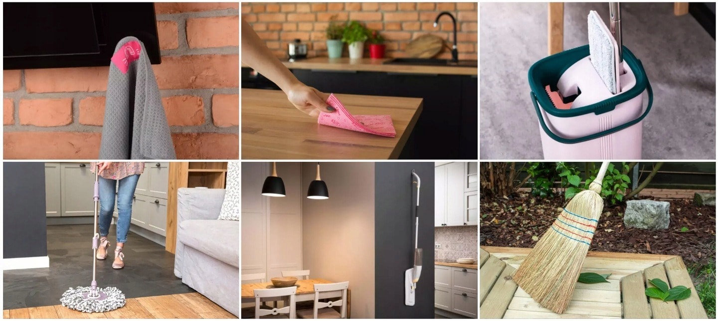 Natura Lux Broom 28cm - ideal for cleaning properties