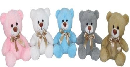 Plush Bear 23cm Color MIX - perfect friend for a child