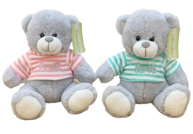Plush teddy bear in t-shirt MIX - A charming gift for everyone