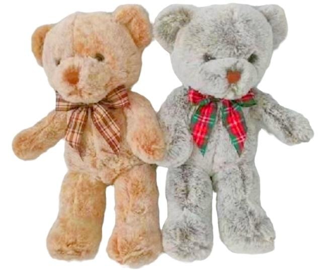 Teddy bear with bow MIX - plush friend for every child