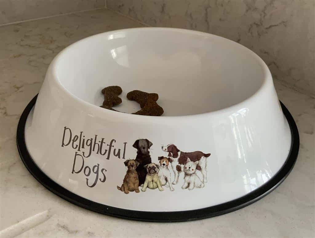 Dog bowl - charming bowl with dog motif