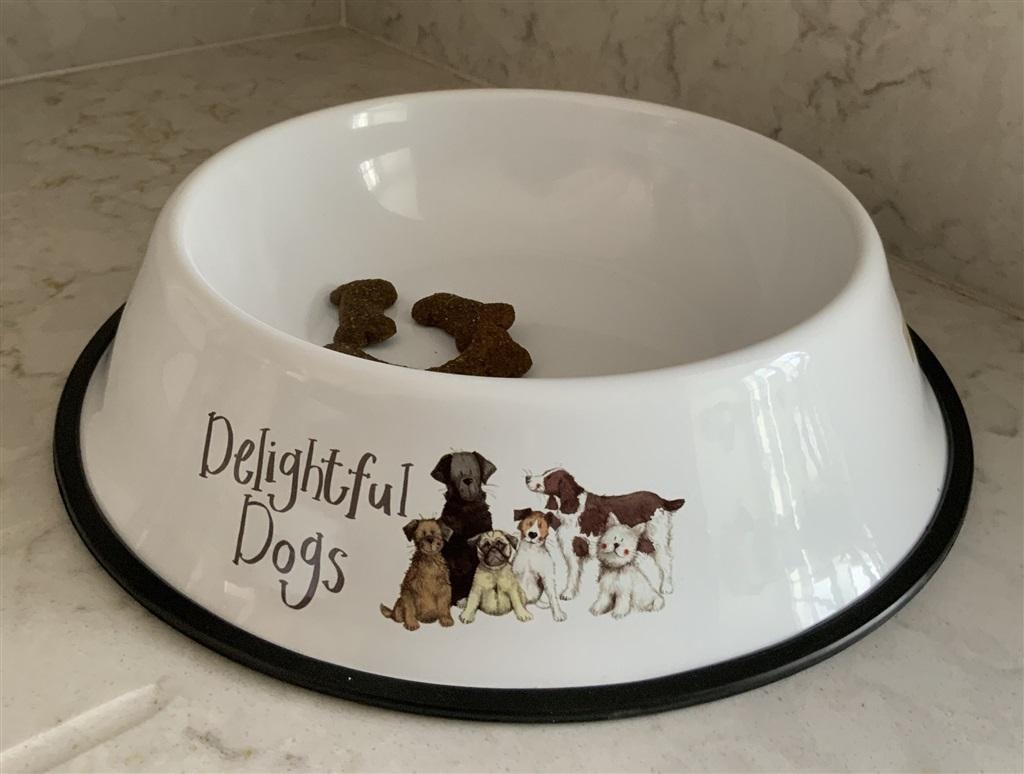 Dog bowl - charming bowl with dog motif