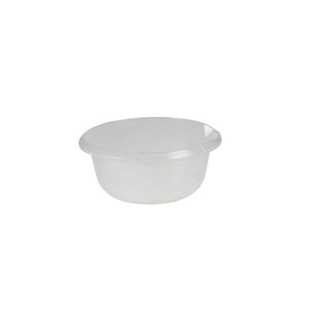 Bjork Bowl 2.5L transparent - round bowl with measuring cup and spout