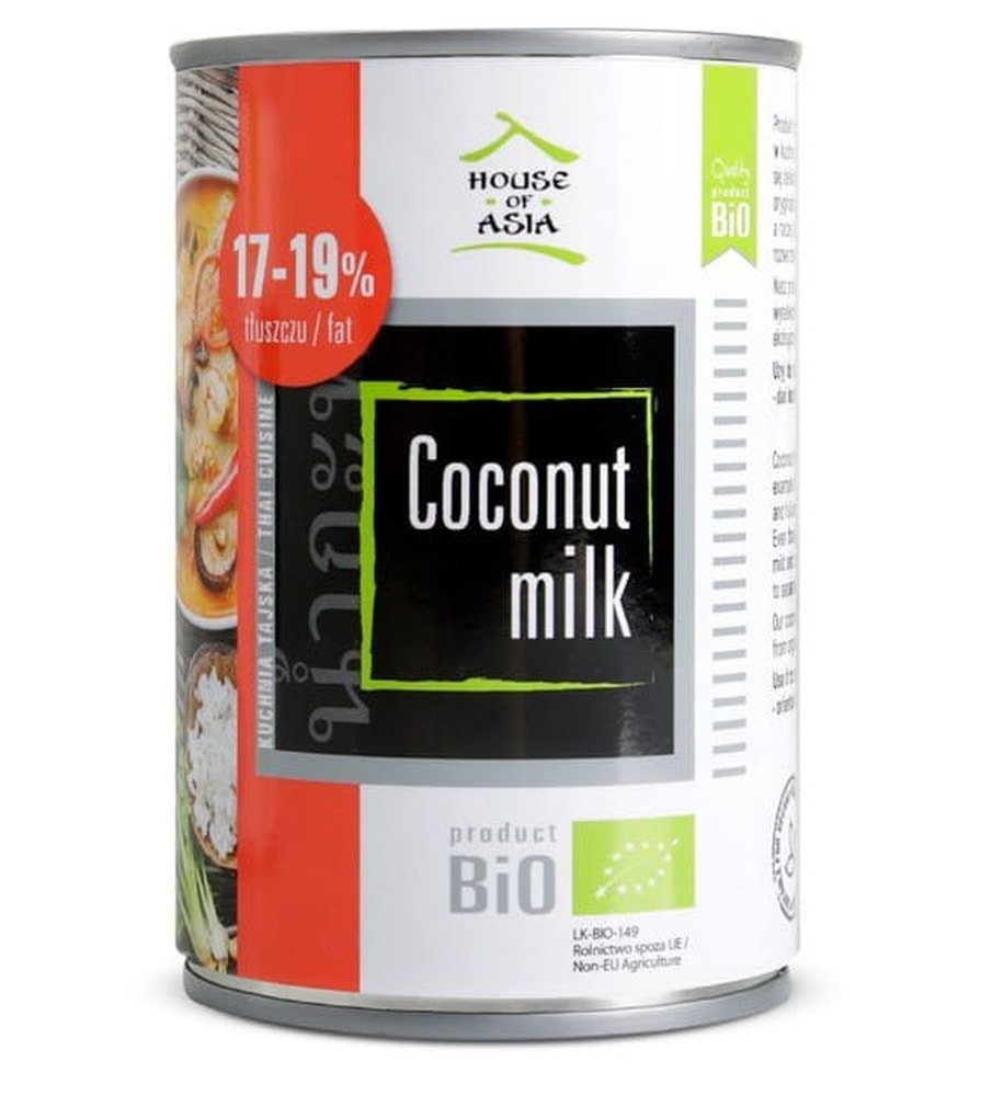 DEC.HA Organic Coconut Milk 17-19% - 400 ml creamy and tasty