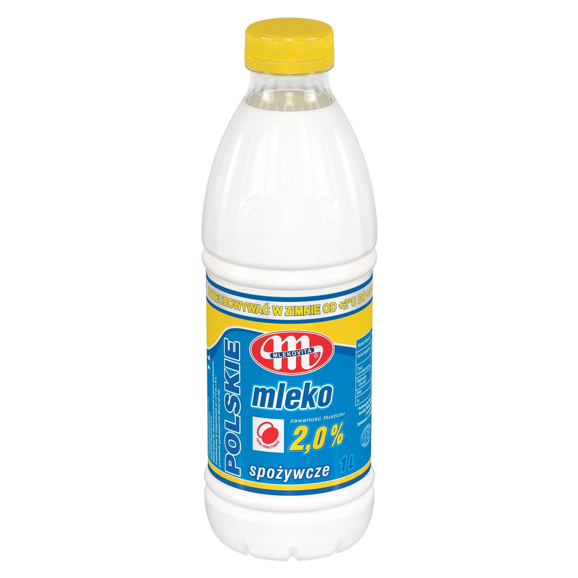 ROL Fresh Milk 2% - 1L, perfect for breakfast