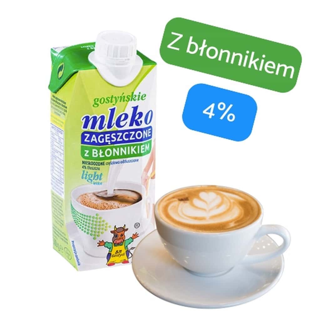 GOS.MLEKO ZAGĘSZCZ.BŁO.4% 500G Milk - perfect for coffee and desserts