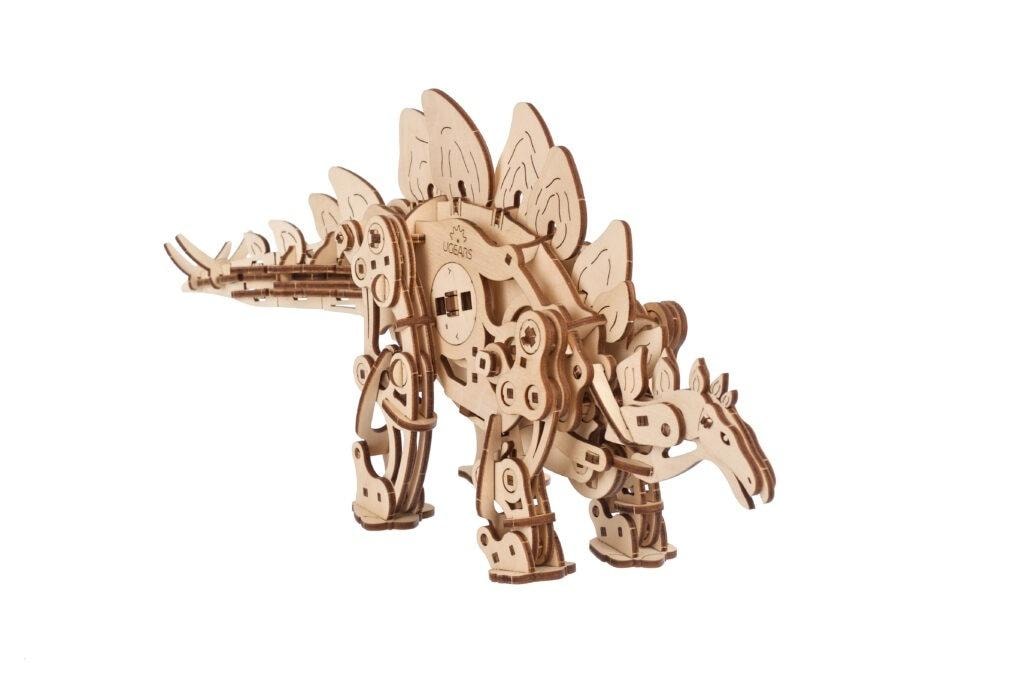 Ugears Mechanical Model Stegosaurus - Foldable dinosaur for self-assembly