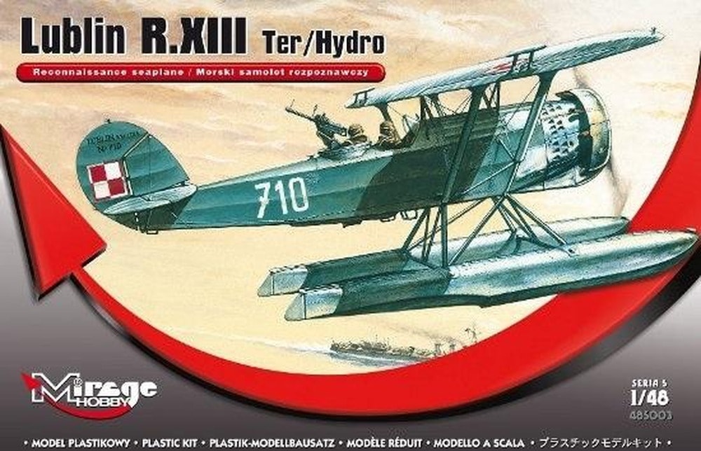 Mirage Hobby Maritime Reconnaissance Aircraft Lublin R.XIII - model kit