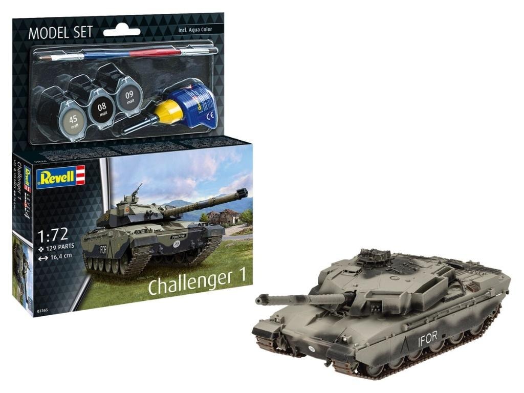Revell Challenger 1 Tank Model - build a legend!