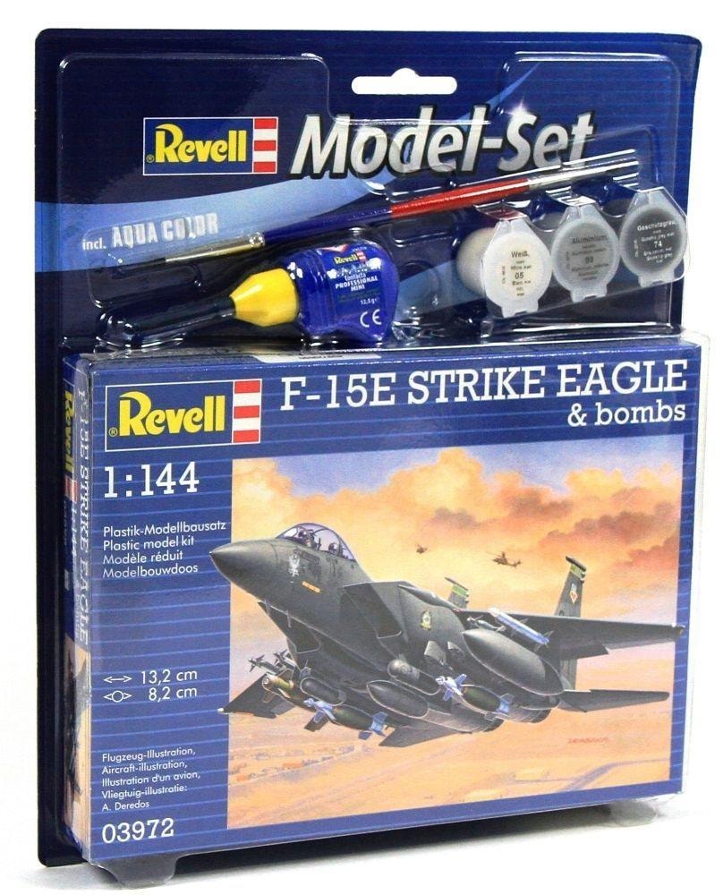 Revell Model-Set F-15E Strike Eagle & Bombs - Model kit with accessories